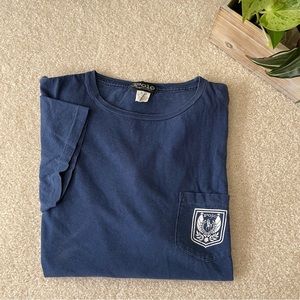 Vintage Polo Ralph Lauren Single Stitch Crest Pocket Tee Shirt Distressed